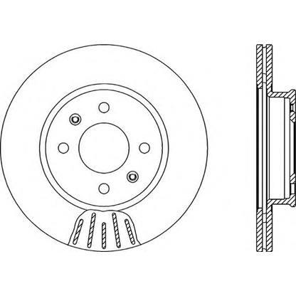 Foto Disco  freno OPEN PARTS BDA213220