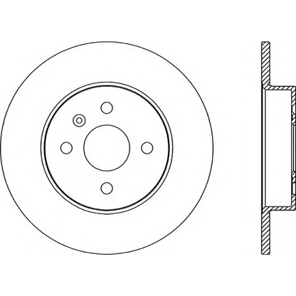 Foto Disco  freno OPEN PARTS BDA217510