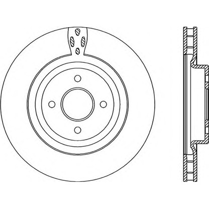 Фото Тормозной диск OPEN PARTS BDA222520