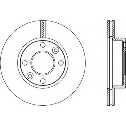 Foto Disco de freno OPEN PARTS BDA225020