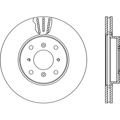 Foto Disco  freno OPEN PARTS BDA226520