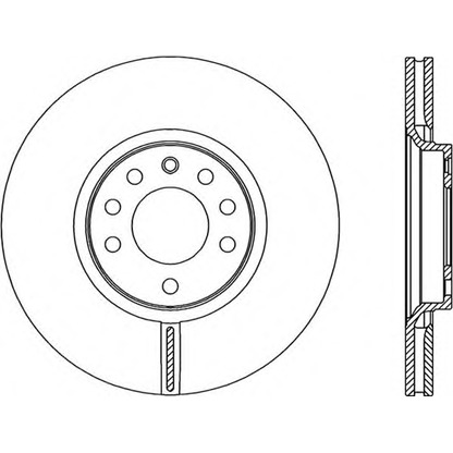 Photo Brake Disc OPEN PARTS BDA230120