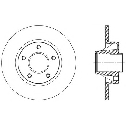 Photo Disque de frein OPEN PARTS BDA230510