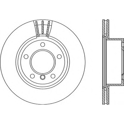 Photo Brake Disc OPEN PARTS BDA232920