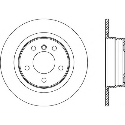 Foto Disco  freno OPEN PARTS BDA233510