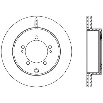 Photo Brake Disc OPEN PARTS BDA236020