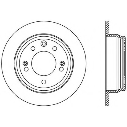 Photo Brake Disc OPEN PARTS BDA240910