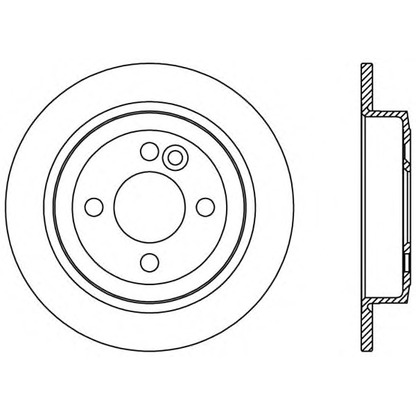 Zdjęcie Tarcza hamulcowa OPEN PARTS BDA243010