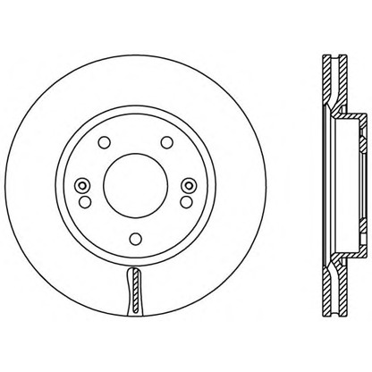 Фото Тормозной диск OPEN PARTS BDA244320