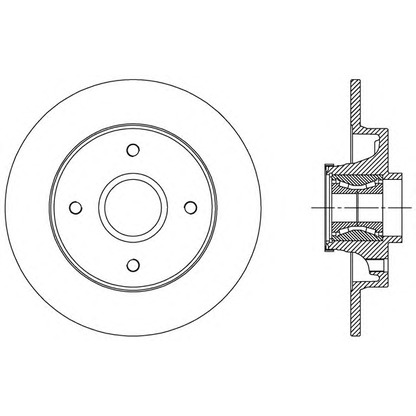 Фото Тормозной диск OPEN PARTS BDA251030