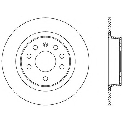 Zdjęcie Tarcza hamulcowa OPEN PARTS BDA257510