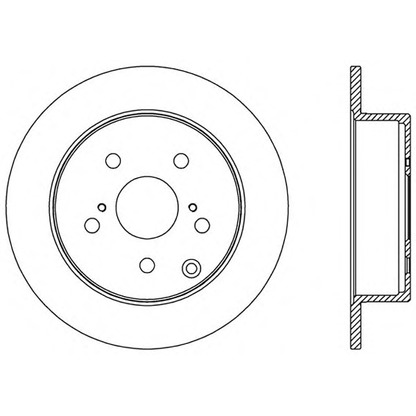 Photo Brake Disc OPEN PARTS BDA258110