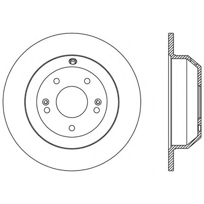 Фото Тормозной диск OPEN PARTS BDA258710