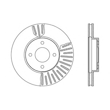 Photo Disque de frein OPEN PARTS BDA264820