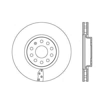 Photo Disque de frein OPEN PARTS BDA265720