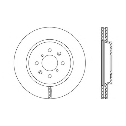 Photo Disque de frein OPEN PARTS BDA265920