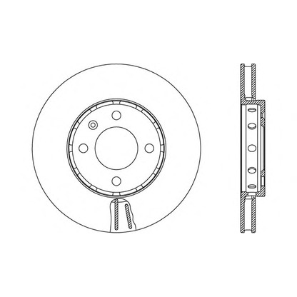 Photo Disque de frein OPEN PARTS BDA266320