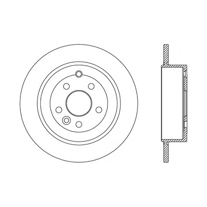 Photo Disque de frein OPEN PARTS BDA267110