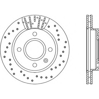 Foto Disco  freno OPEN PARTS BDRS117625