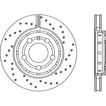 Photo Brake Disc OPEN PARTS BDRS174625