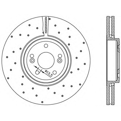 Foto Disco  freno OPEN PARTS BDRS196125