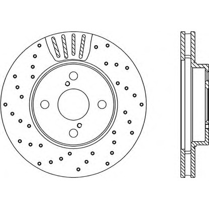 Photo Brake Disc OPEN PARTS BDRS229225