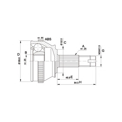 Foto Juego de articulación, árbol de transmisión OPEN PARTS CVJ509210