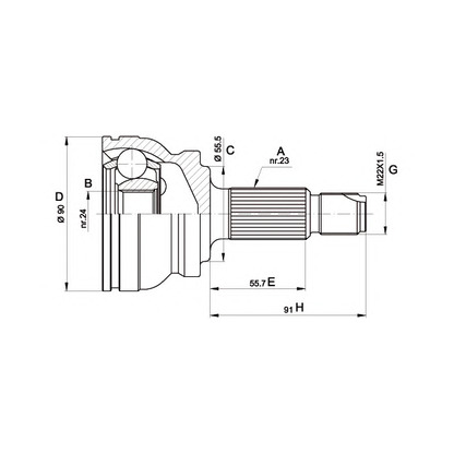 Foto Juego de articulación, árbol de transmisión OPEN PARTS CVJ510610