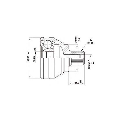 Foto Juego de articulación, árbol de transmisión OPEN PARTS CVJ511710