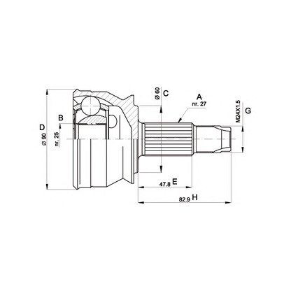 Foto Kit giunti, Semiasse OPEN PARTS CVJ515410