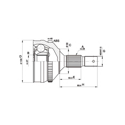 Foto Kit giunti, Semiasse OPEN PARTS CVJ518010