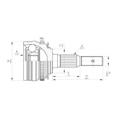 Foto Juego de articulación, árbol de transmisión OPEN PARTS CVJ527310