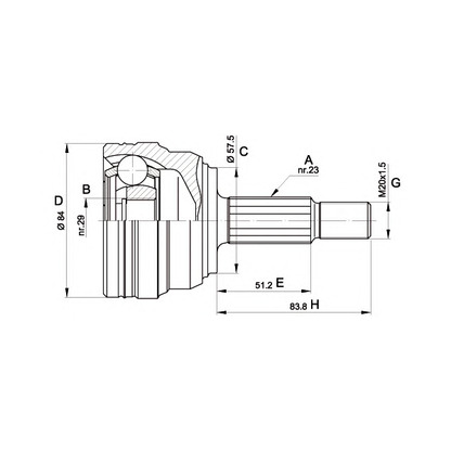 Foto Juego de articulación, árbol de transmisión OPEN PARTS CVJ531310