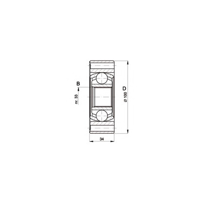 Photo Joint Kit, drive shaft OPEN PARTS CVJ539820