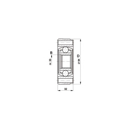 Zdjęcie Zestaw przegubu, półoż napędowa OPEN PARTS CVJ540220