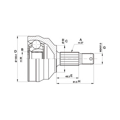 Foto Juego de articulación, árbol de transmisión OPEN PARTS CVJ546010