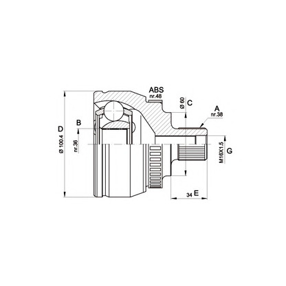 Foto Juego de articulación, árbol de transmisión OPEN PARTS CVJ551610