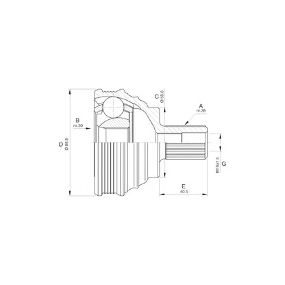 Foto Kit giunti, Semiasse OPEN PARTS CVJ553510