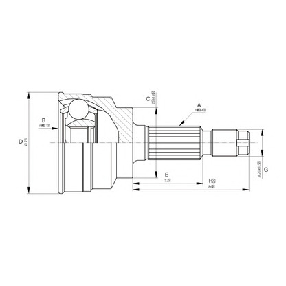 Foto Kit giunti, Semiasse OPEN PARTS CVJ566410