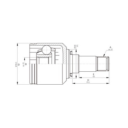 Photo Jeu de joints, arbre de transmission OPEN PARTS CVJ570220