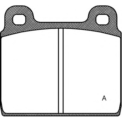 Photo Brake Pad Set, disc brake OPEN PARTS BPA000220