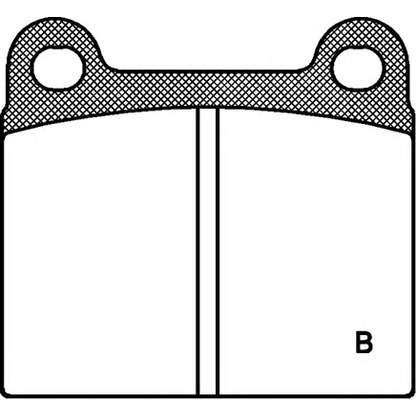 Zdjęcie Zestaw klocków hamulcowych, hamulce tarczowe OPEN PARTS BPA000601