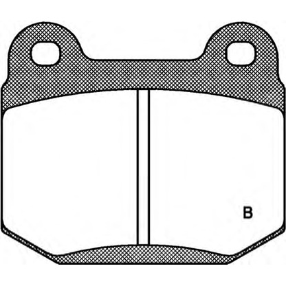 Photo Brake Pad Set, disc brake OPEN PARTS BPA001401