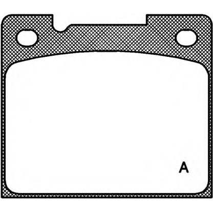 Photo Brake Pad Set, disc brake OPEN PARTS BPA003930