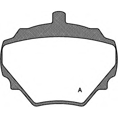 Zdjęcie Zestaw klocków hamulcowych, hamulce tarczowe OPEN PARTS BPA005210