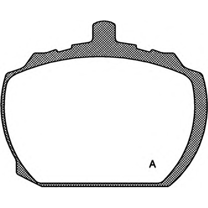 Фото Комплект тормозных колодок, дисковый тормоз OPEN PARTS BPA005810