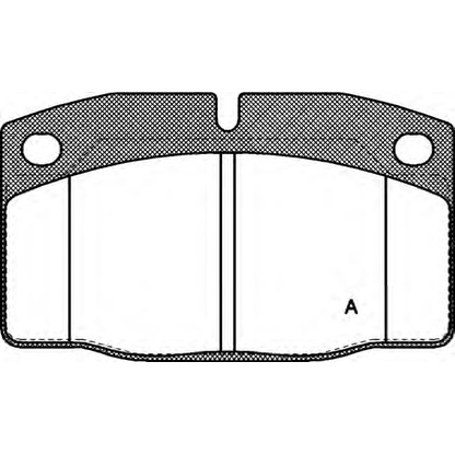 Photo Brake Pad Set, disc brake OPEN PARTS BPA010120