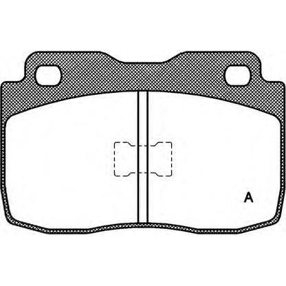 Foto Bremsbelagsatz, Scheibenbremse OPEN PARTS BPA011400