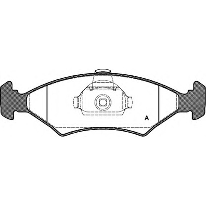 Foto Bremsbelagsatz, Scheibenbremse OPEN PARTS BPA011910