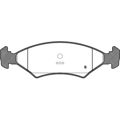 Foto Bremsbelagsatz, Scheibenbremse OPEN PARTS BPA011910